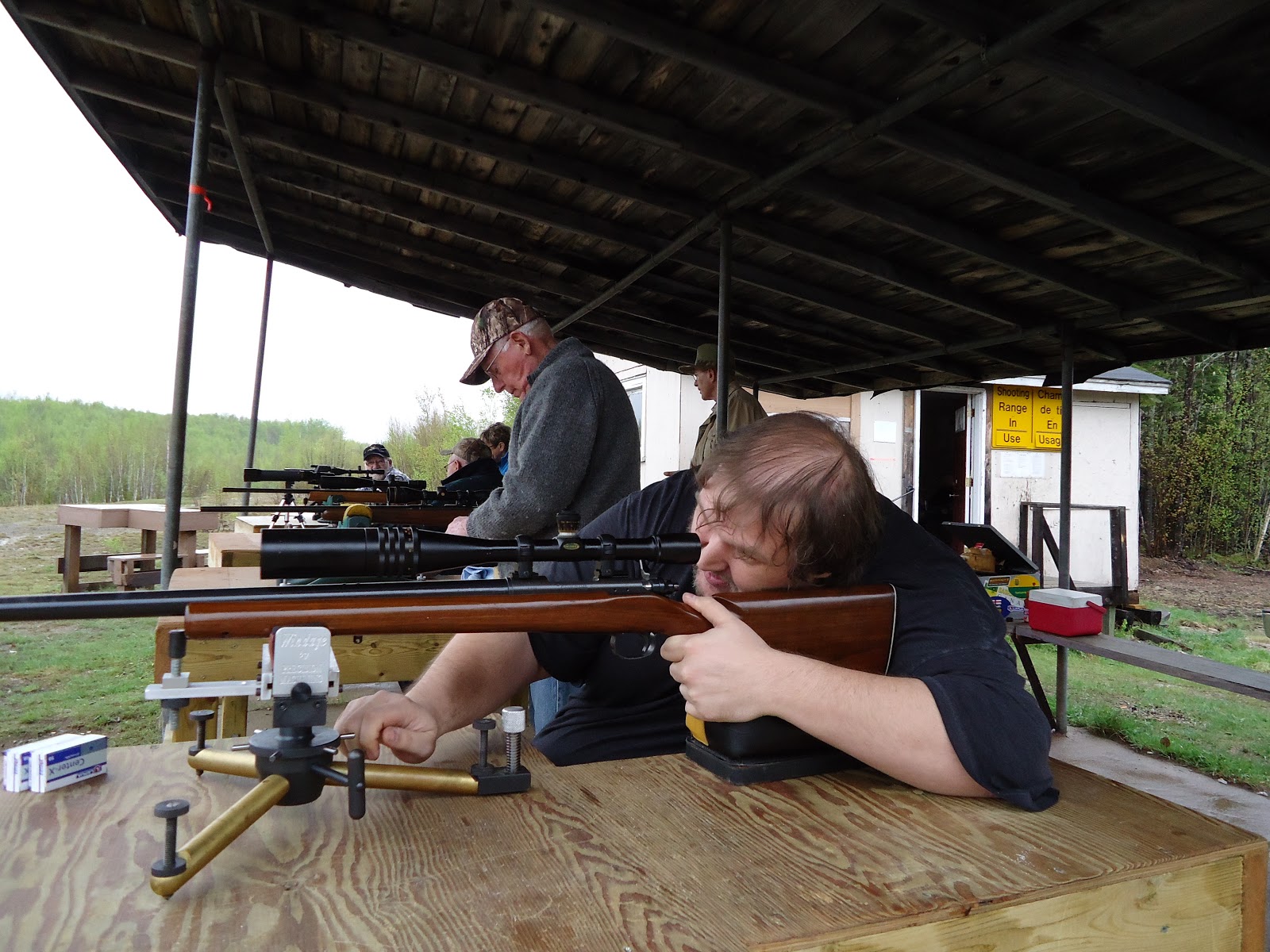 New Brunswick Benchrest Shooting MINTO 22BR 100YD SHOOT MAY 12, 2013