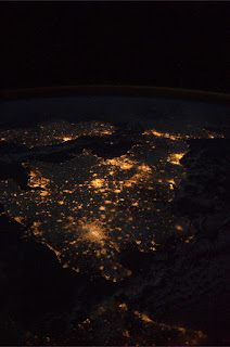 UK from space at night
