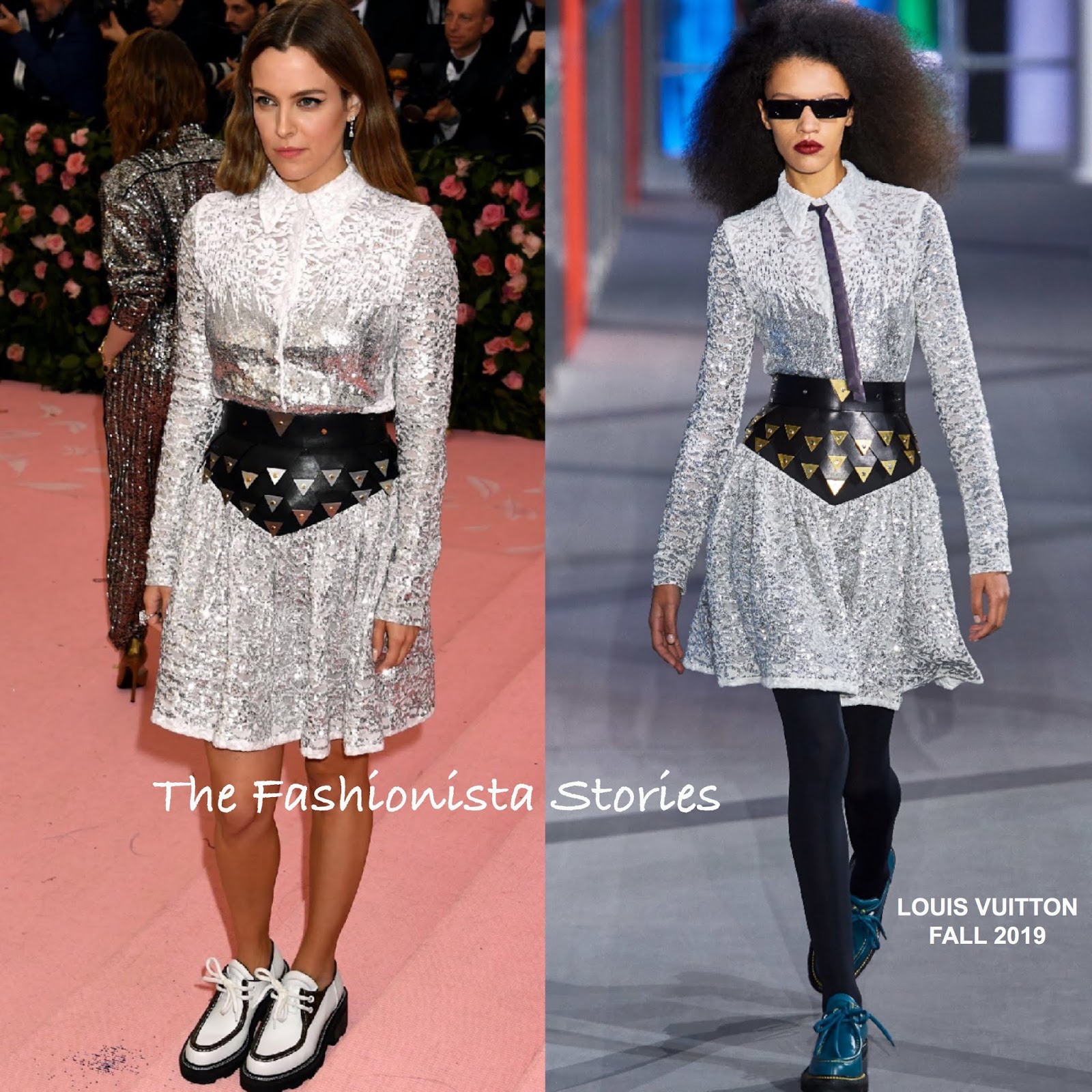 Jennifer Connelly's Louis Vuitton Belted Dress by Nicolas