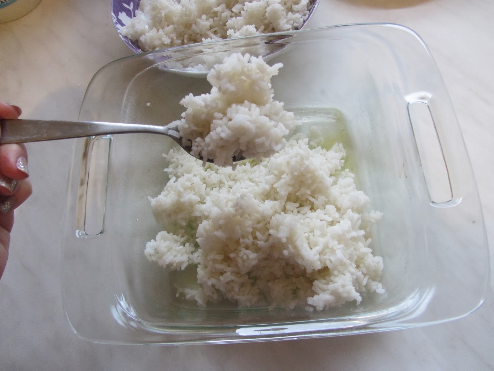 COCOBELLA BALLERINA: In The Kitchen: BAKED SUSHI RICE