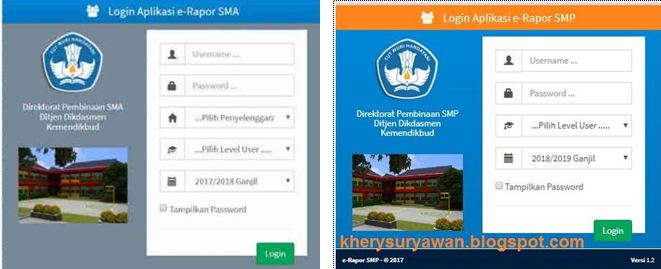 APLIKASI ERAPOR TERBARU UNTUK SMP DAN SMA Kherysuryawan.id
