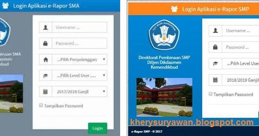 Aplikasi E Rapor Terbaru Untuk Smp Dan Sma Kherysuryawan Id