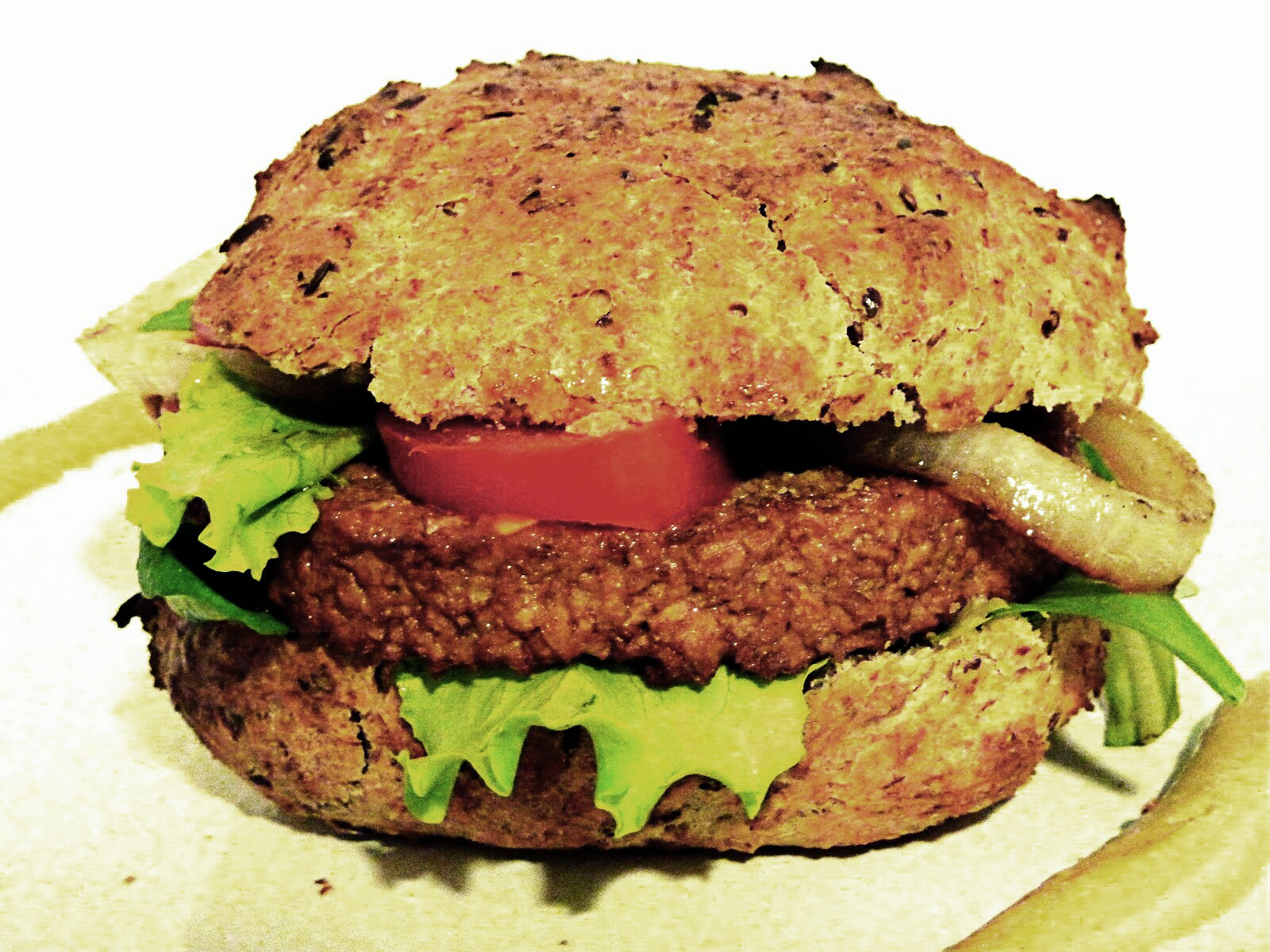 soul kitchen Hamburger vegetariani con pane di farro e kamut