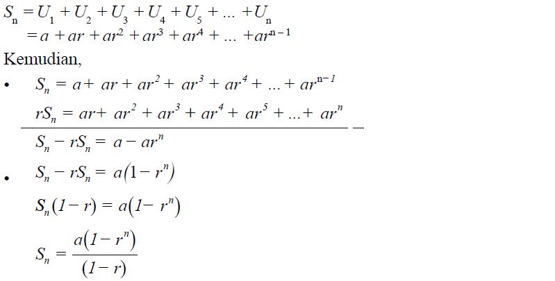 Best Rumus Deret Geometri