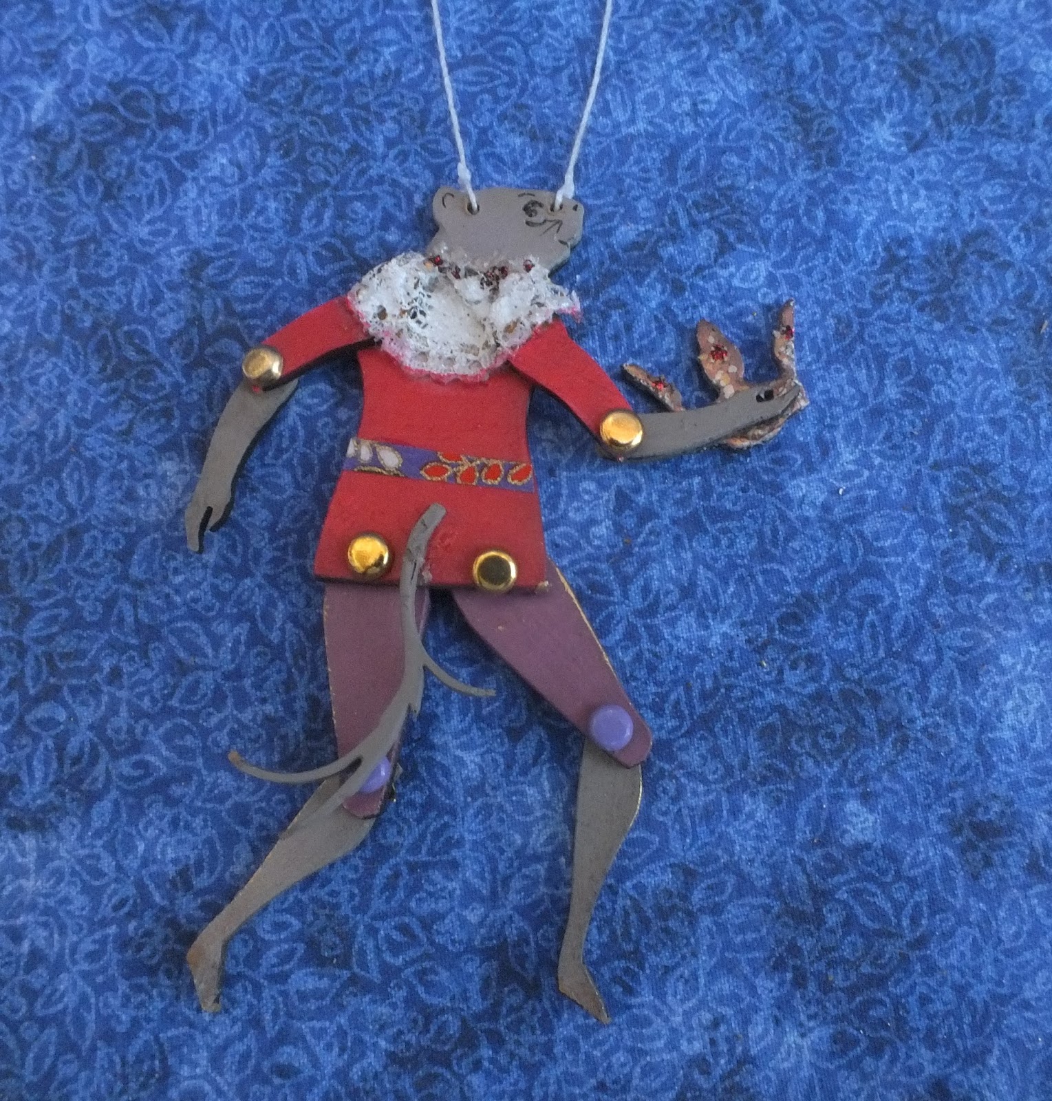 Calico Craft Parts Nutcracker Sleigh and Characters Julie Ann