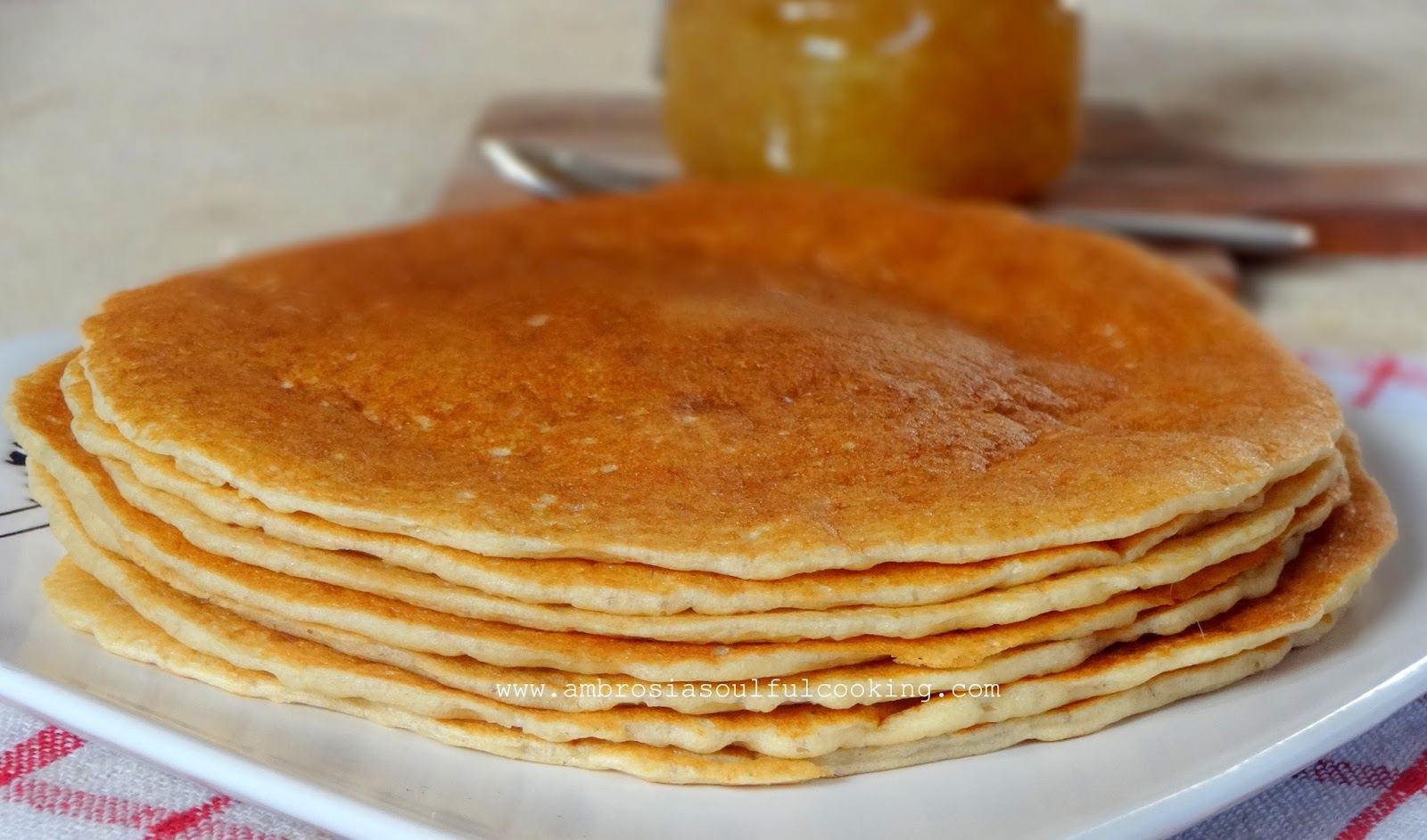 Wholegrain Yeast Pancakes BreadBakers Ambrosia