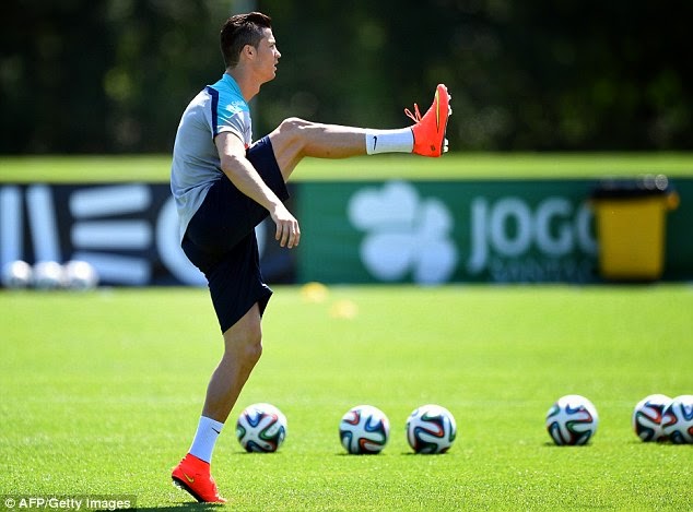 Cristiano Ronaldo resumes training for Portugal