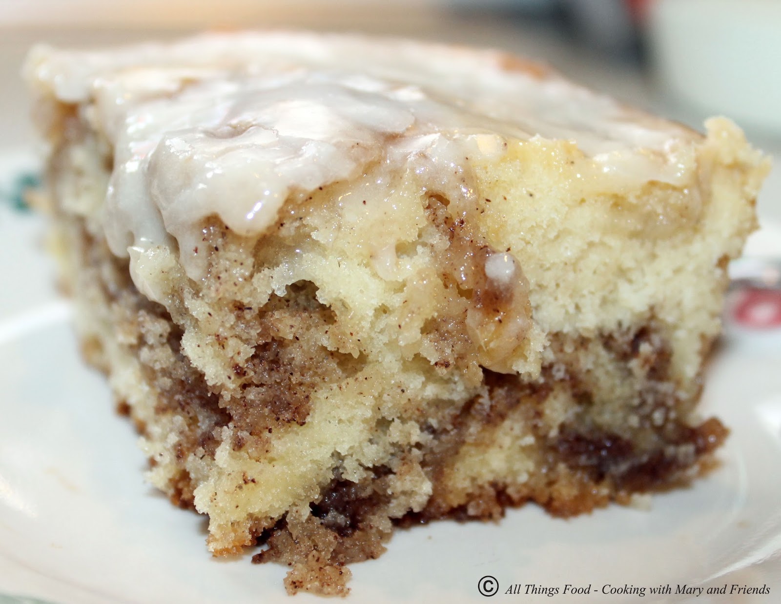 cooking with mary and friends cinnamon roll cake