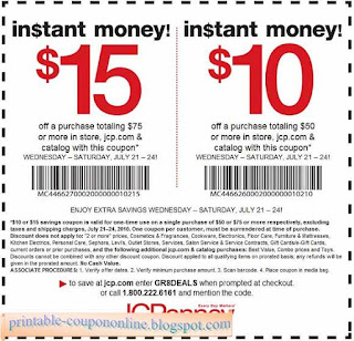 Free Printable JcPenney Coupons Free Printable JcPenney Coupons