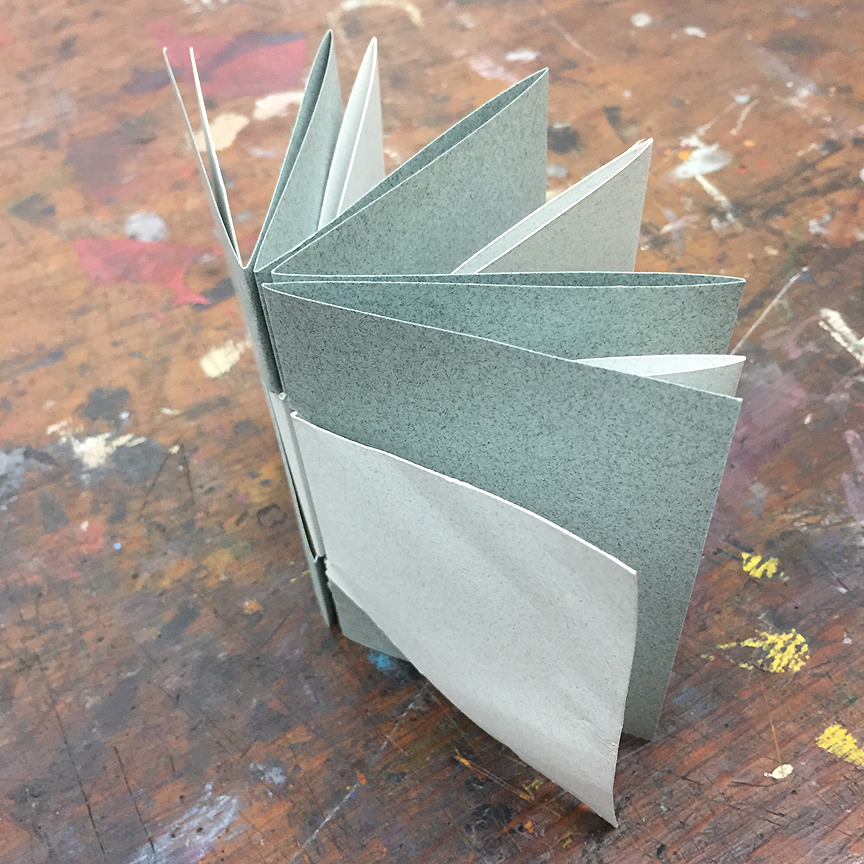 Making Handmade Books Instructions Interlocking Double Accordion