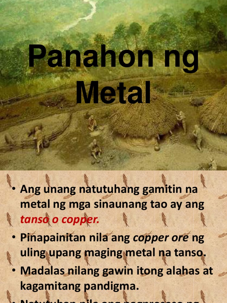 panahong metal - philippin news collections