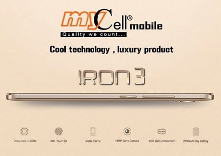 Mycell IRON 3 Mycell IRON 3 Smartphone