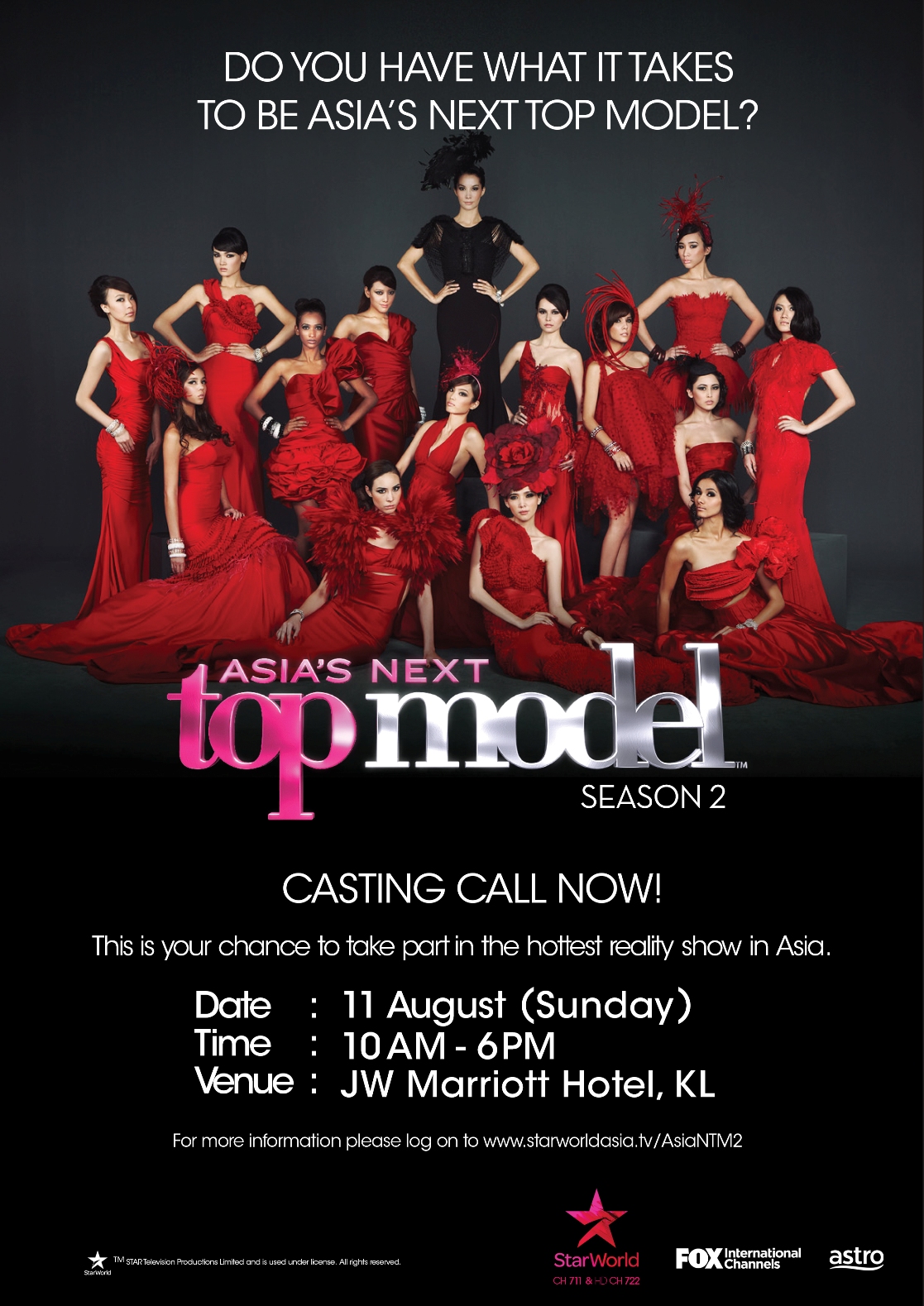 Dreamer Asia's Next Top Model Season 2 Casting Call