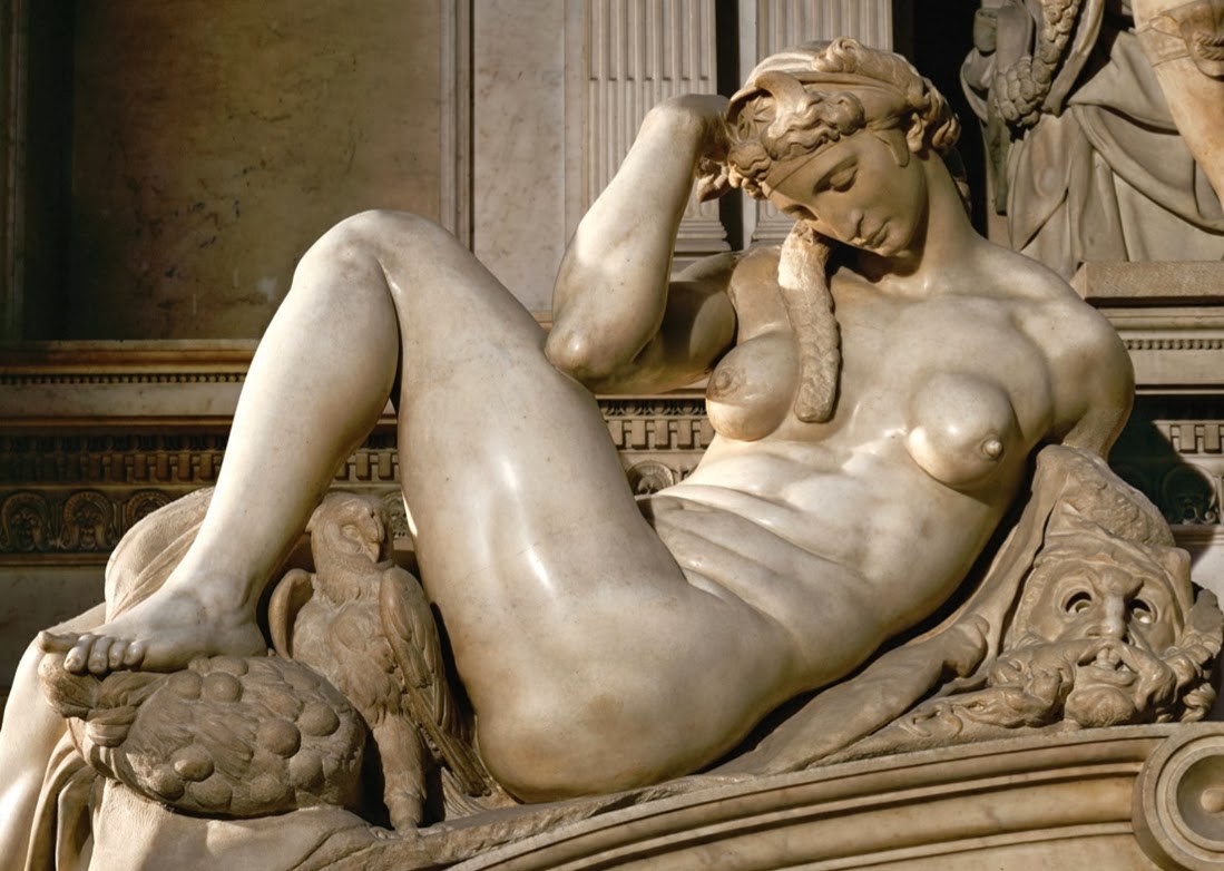 Michelangelo's Nude Saint Catherine Of Alexandria