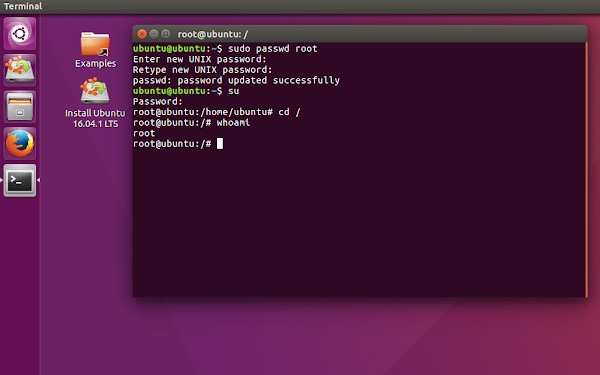 Как да бъдем root в Ubuntu Live CD