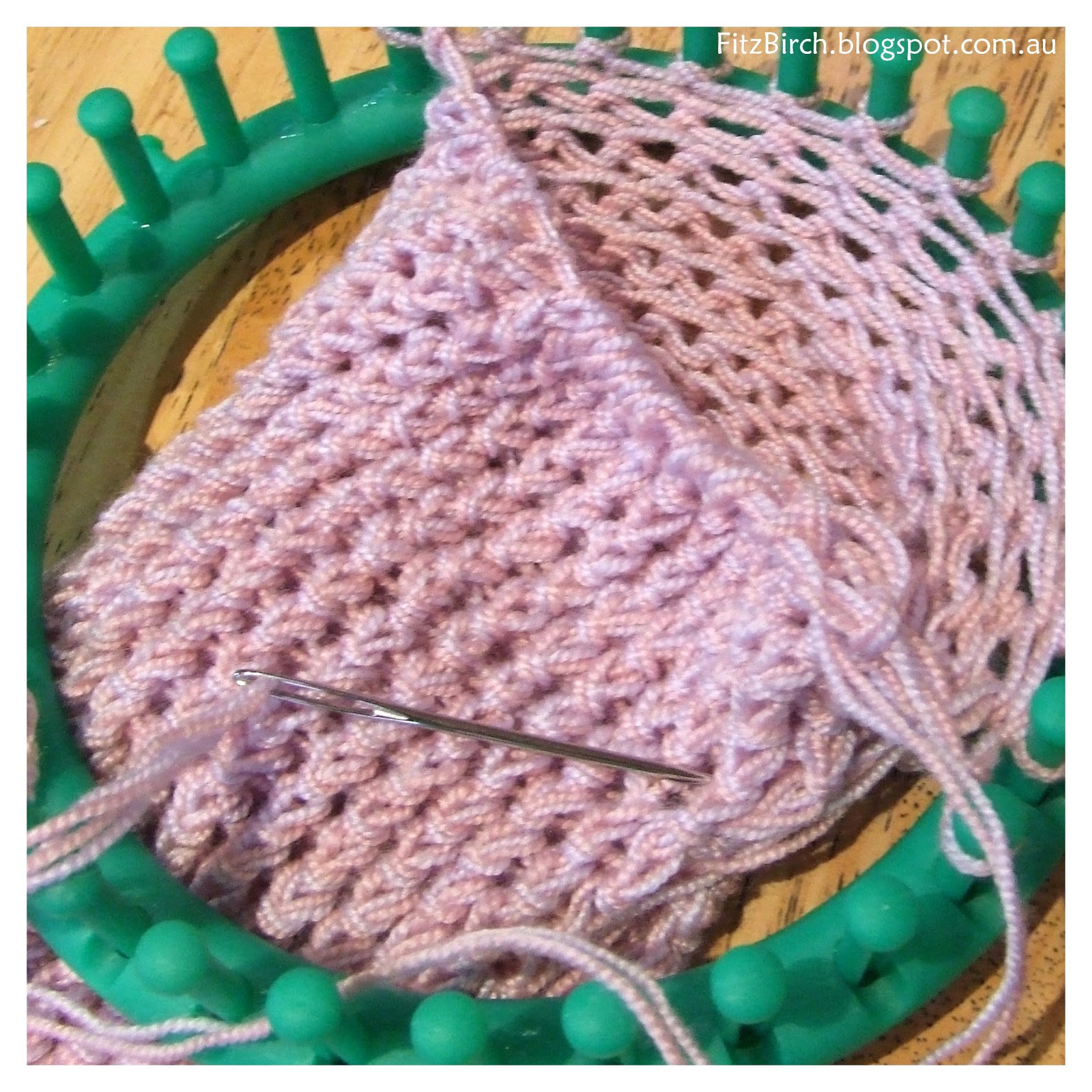 Louley Yarn Loom Knit Tea Cosy