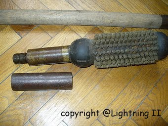 Original barrel cleaning rod to german 7.5 cm guns CLICK PHOTO - ENTRANCE  TO THE GALLERY