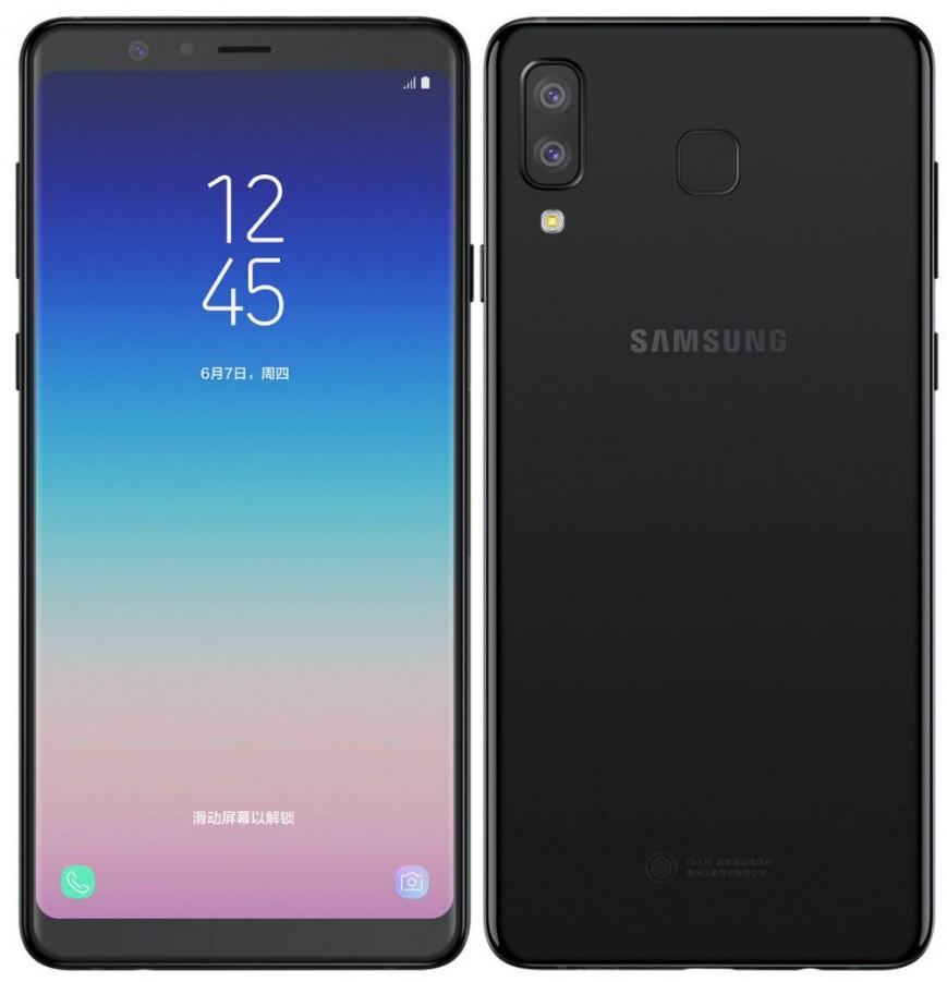 Samsung has released a smartphone with a large display Samsung has released a smartphone with a large display