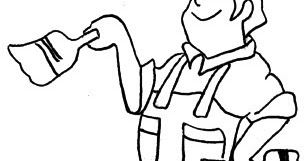 PÁGINA EDUCATIVA MADRE CREATIVA: HOMBRES TRABAJANDO PARA COLOREAR