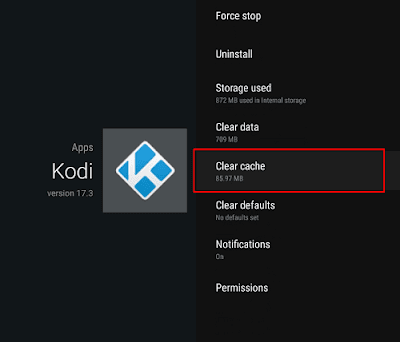 Clear cache on Exodus Kodi Addon Clear cache on Exodus Kodi Addon