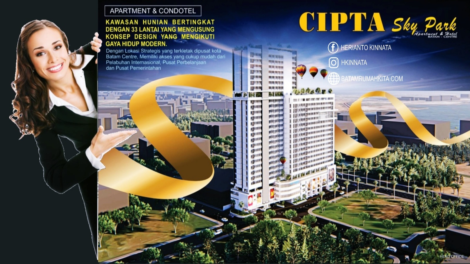 Apartement SKYPARK Batam Centre
