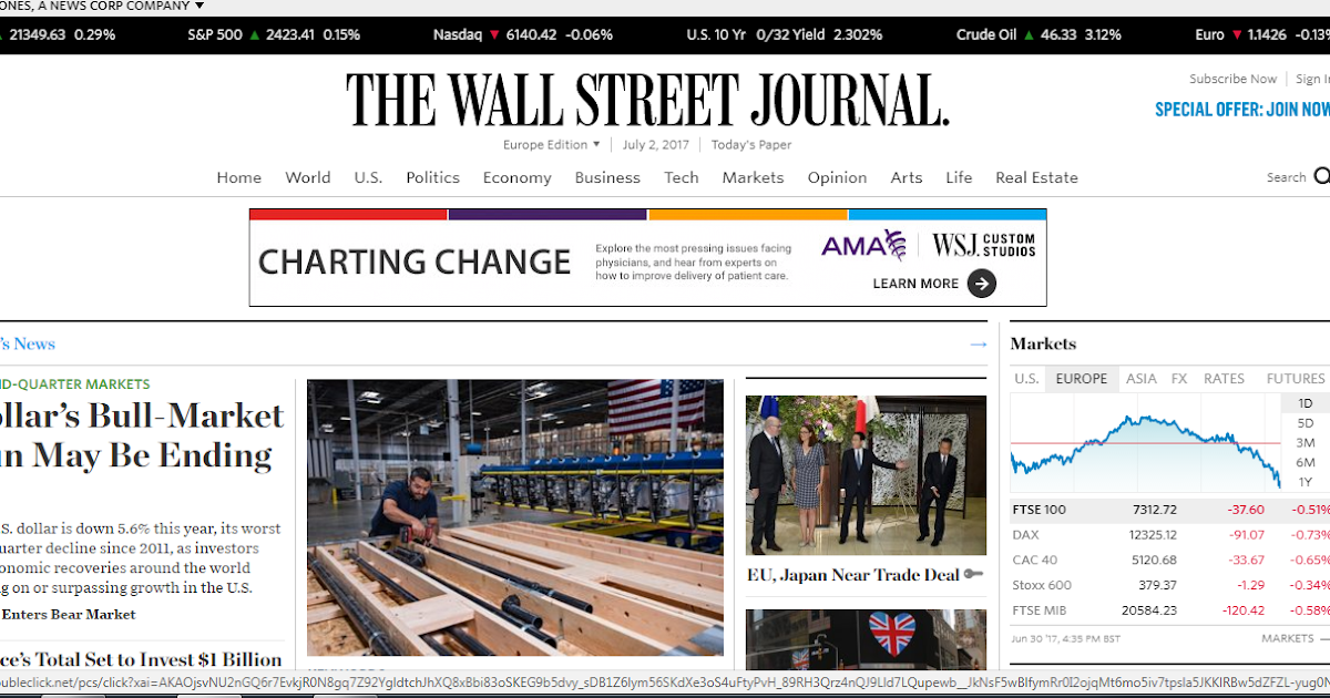 Análisis de Medios The Wall Street Journal prioriza lo digital sobre
