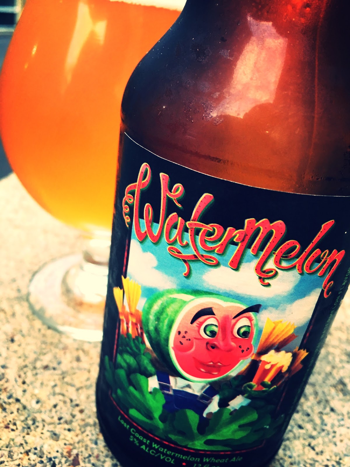 A Crafty Look Beer Blog Lost Coast Watermelon Wheat Ale
