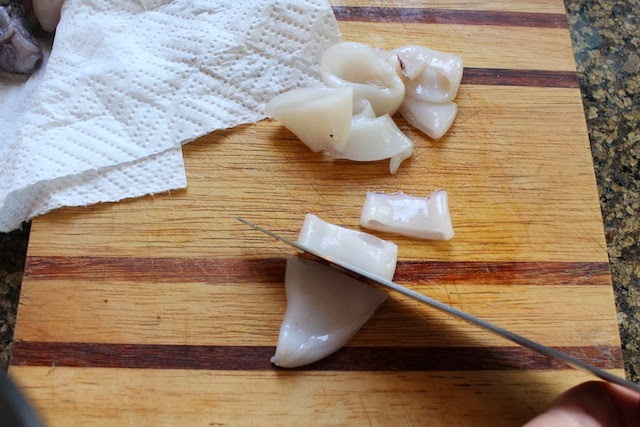 Food Lust People Love: Squid with Garlic Chili Olive Oil