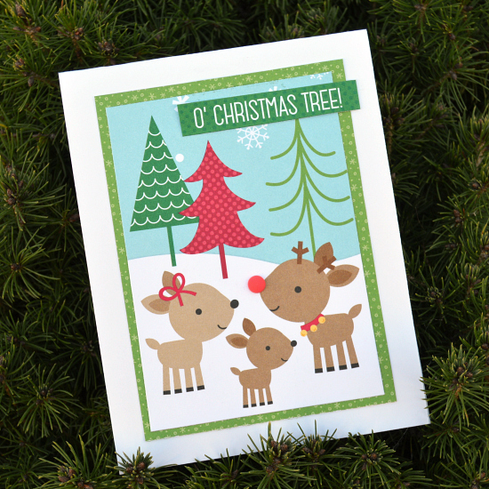 Madeinaday flocked Scrapping with Christine: 10 Quick DIY Christmas Cards with Process