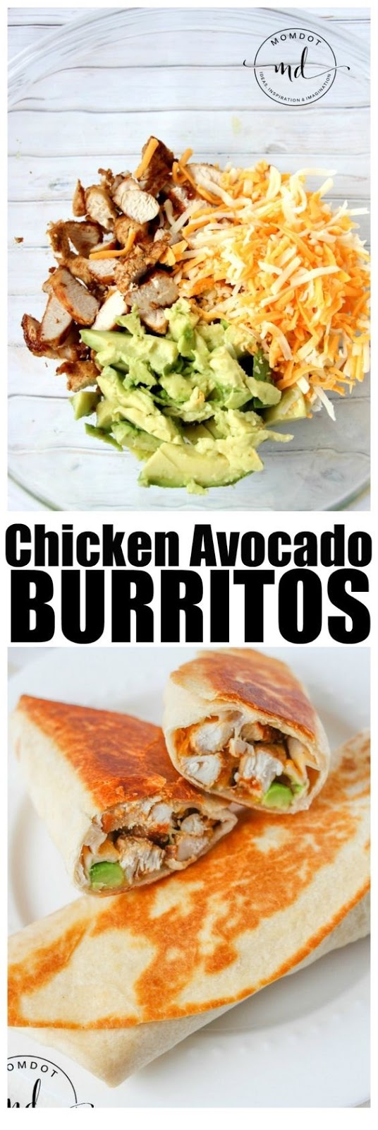 Chicken Avocado Burrito Recipe | Alan's Dream