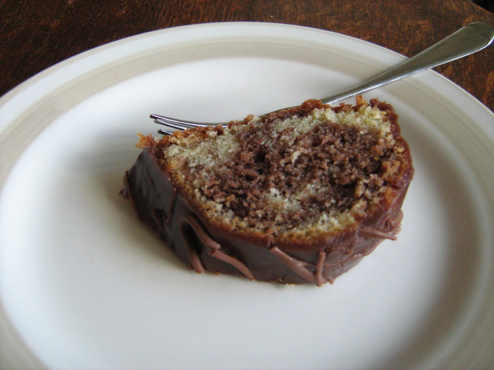 Rising To The Berry Marbled Chocolate Ring Cake