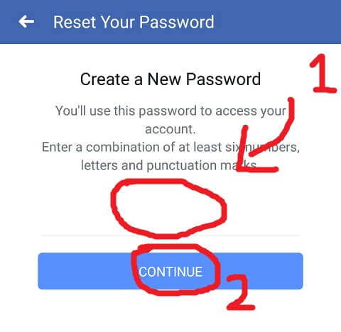 Buat Password Facebook Baru