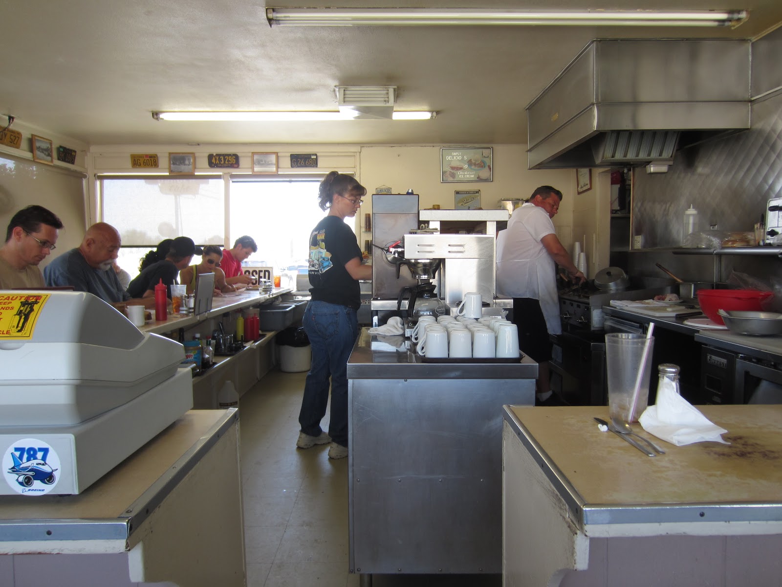 wacky tacky Chow Time Emma Jean's Holland Burger Cafe