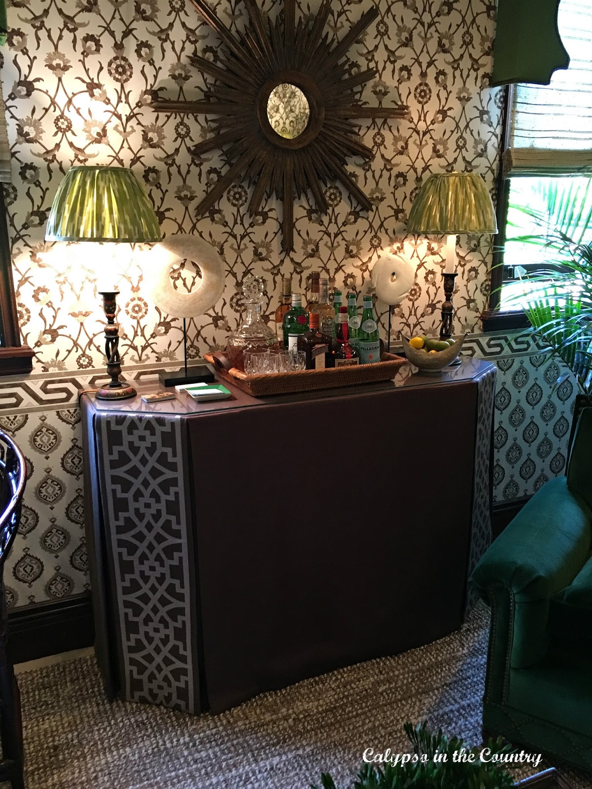 Elizabeth Guest Interiors LLC Elizabeth Guest Interiors LLC - Bar Cart Inspiration from a Designer Showhouse