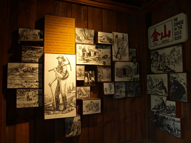 Interior del Museo del Marshall Gold Discovery State Historic Park, Coloma, USA