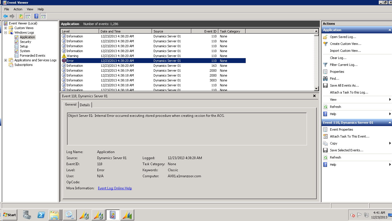 DAXperience AX 2012 R2 Installing new databases from setup
