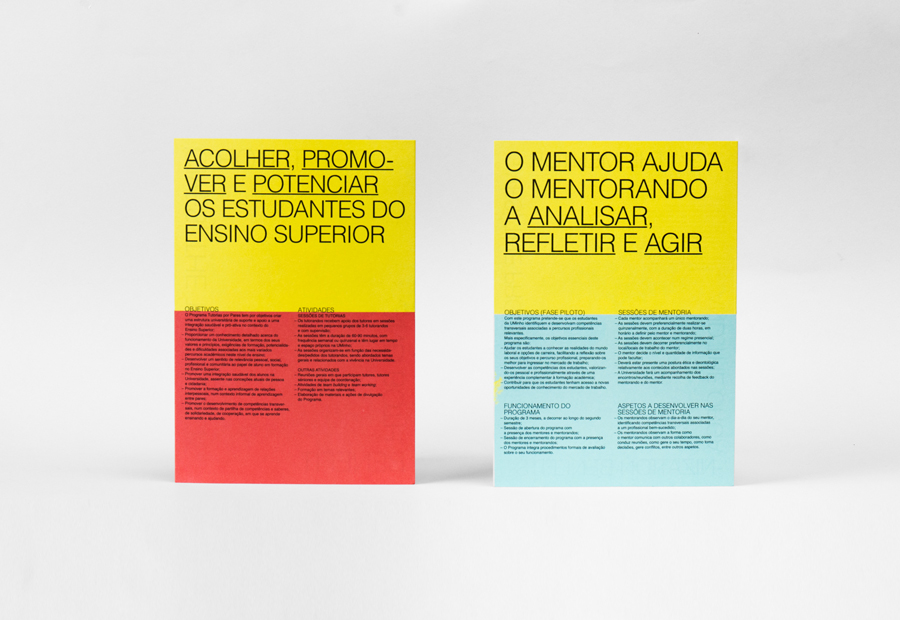 Mentorias UMinho brochure by Gen Design Studio Mentorias-UMinho-brochure-Gen-Design-Studio-tree-frame-print