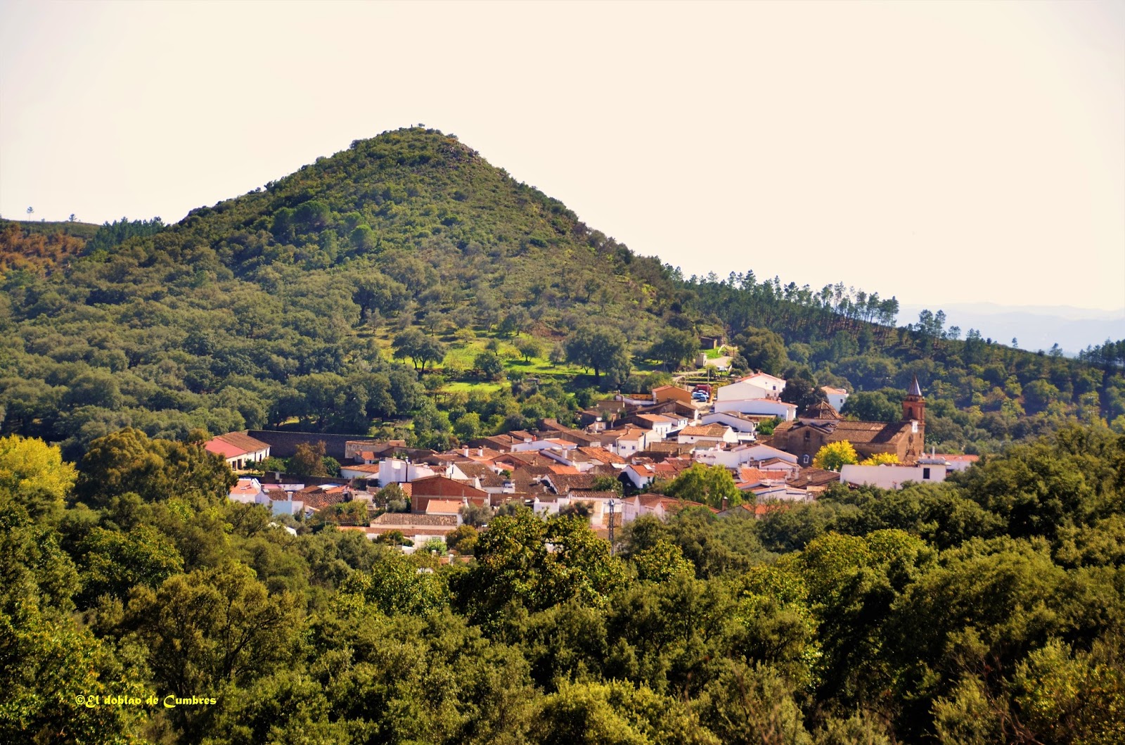 El doblao de Cumbres Santa Ana La Real Nordic Walking andaluz