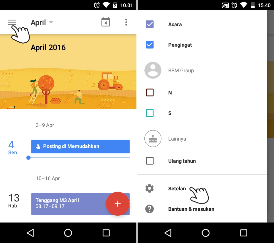 Menambahkan Hari Libur Nasional Indonesia di Aplikasi Google Calendar