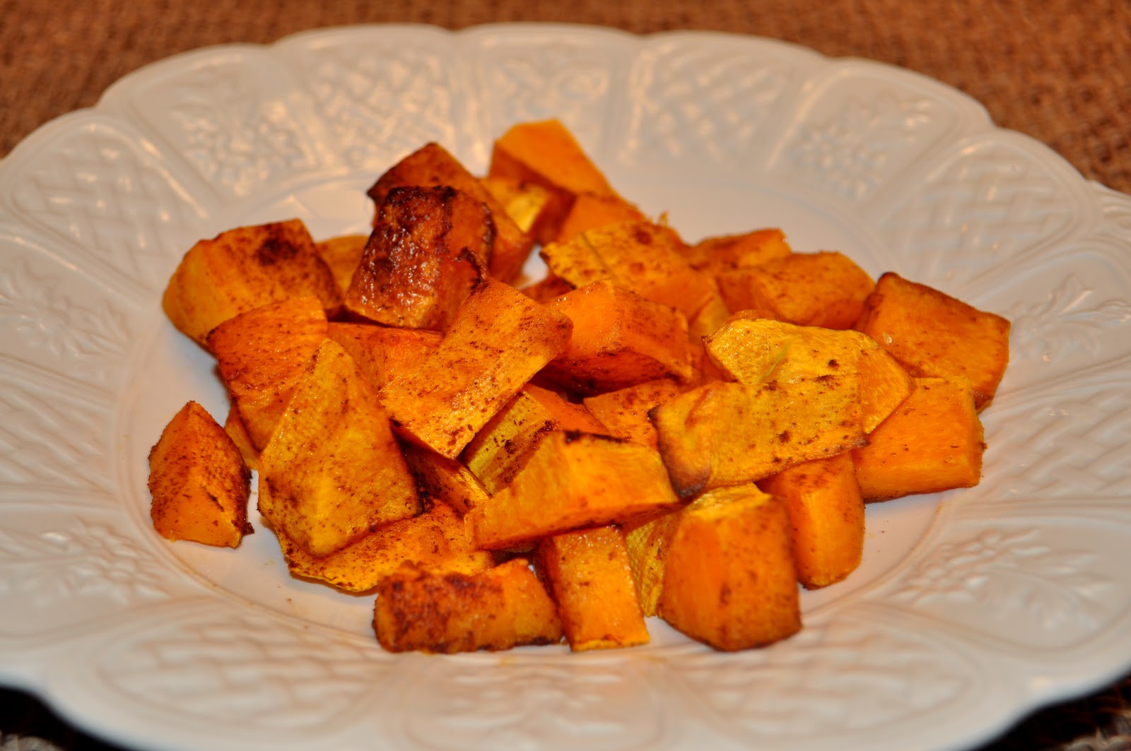 CookingwithSweetface Cayenne and Cinnamon Roasted Sweet Potatoes