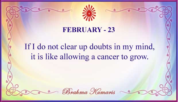 February 23 Thought For The Day February 23
