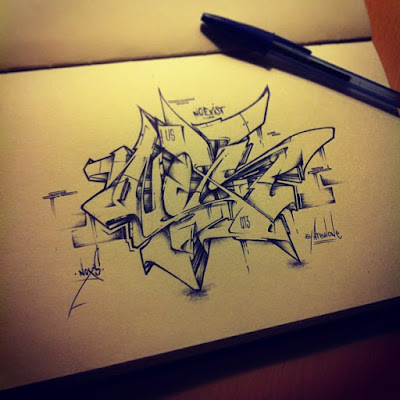 Graffiti Sketch Wildstyle