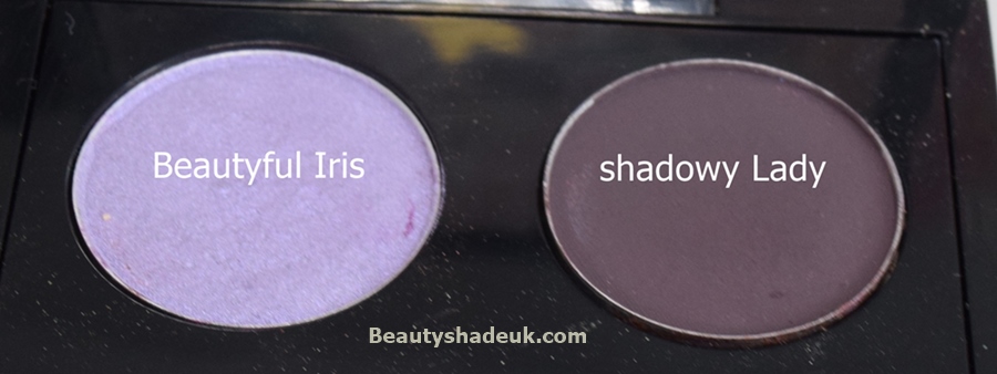 Mac Beautiful iris and Shadow Lady mac eyehsadows