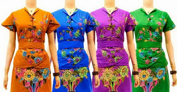 Koleksi Dress  Batik  Modern  Terbaru Oktober 2013  Model  