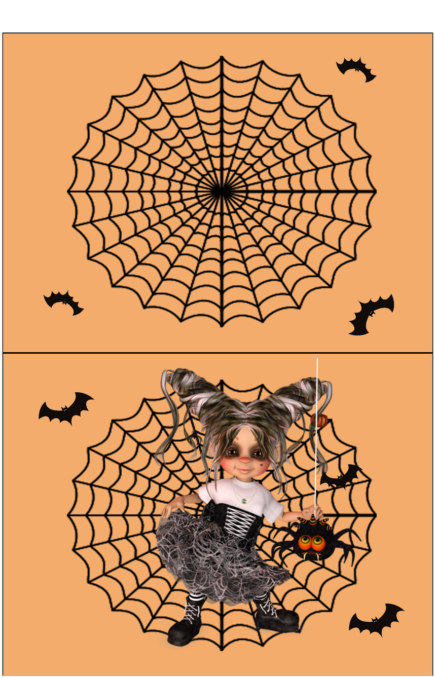 Pin the Spider on the Web Free Printable Halloween