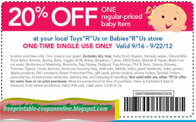Babies r us coupon codes 2019