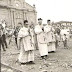 Procesion Religiosa en Ituango Años 1960 : Padre Luis Carlos Jaramillo