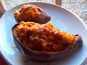 Napa Farmhouse 1885™: spicy twiced baked sweet potatoes for thanksgiving