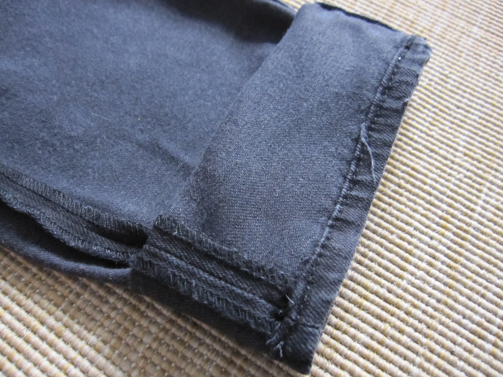 Susie So So: How To Hem Your Jeans Nicely