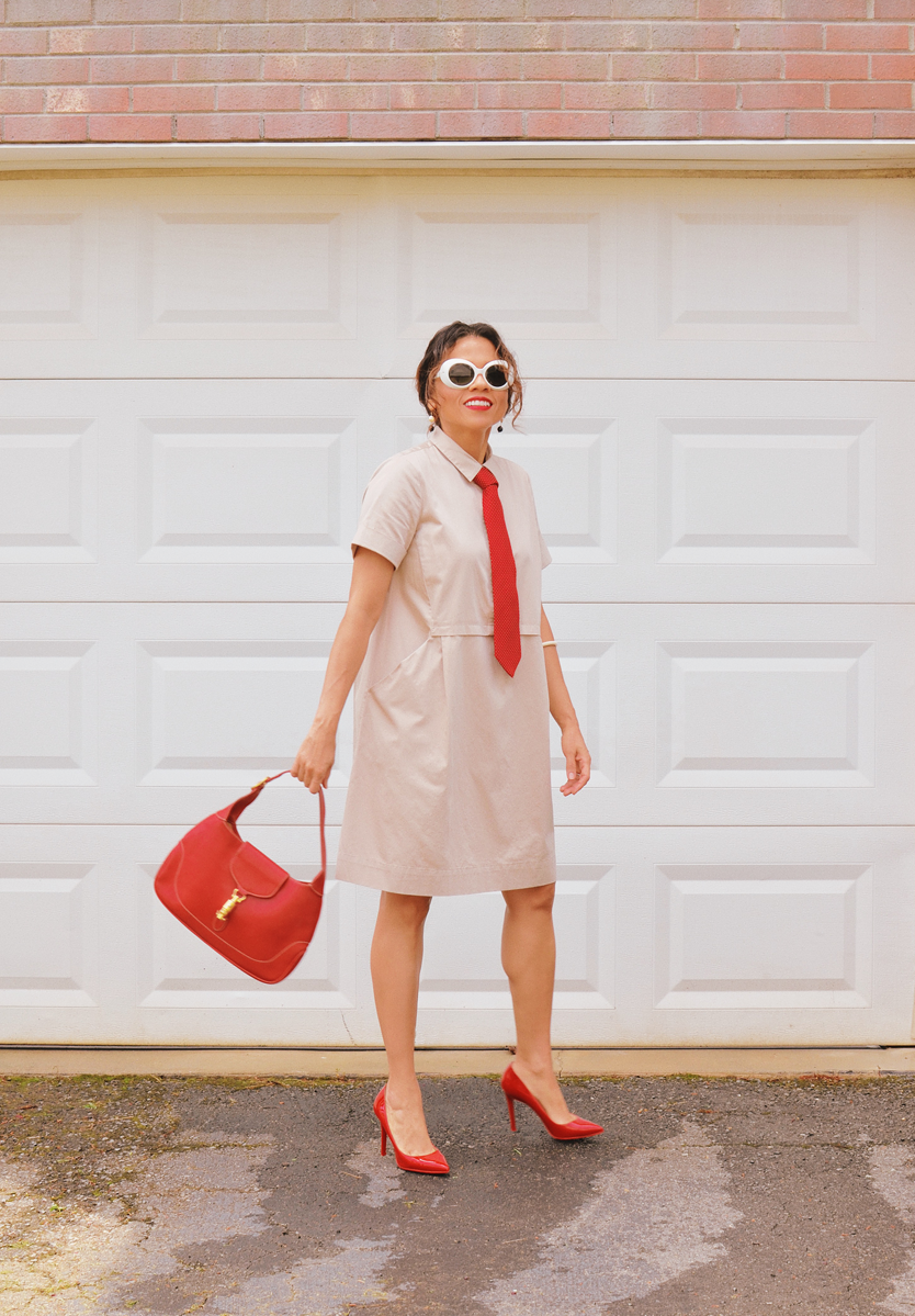 A Stylish Way To Wear A Necktie To Work While Still Looking Feminine